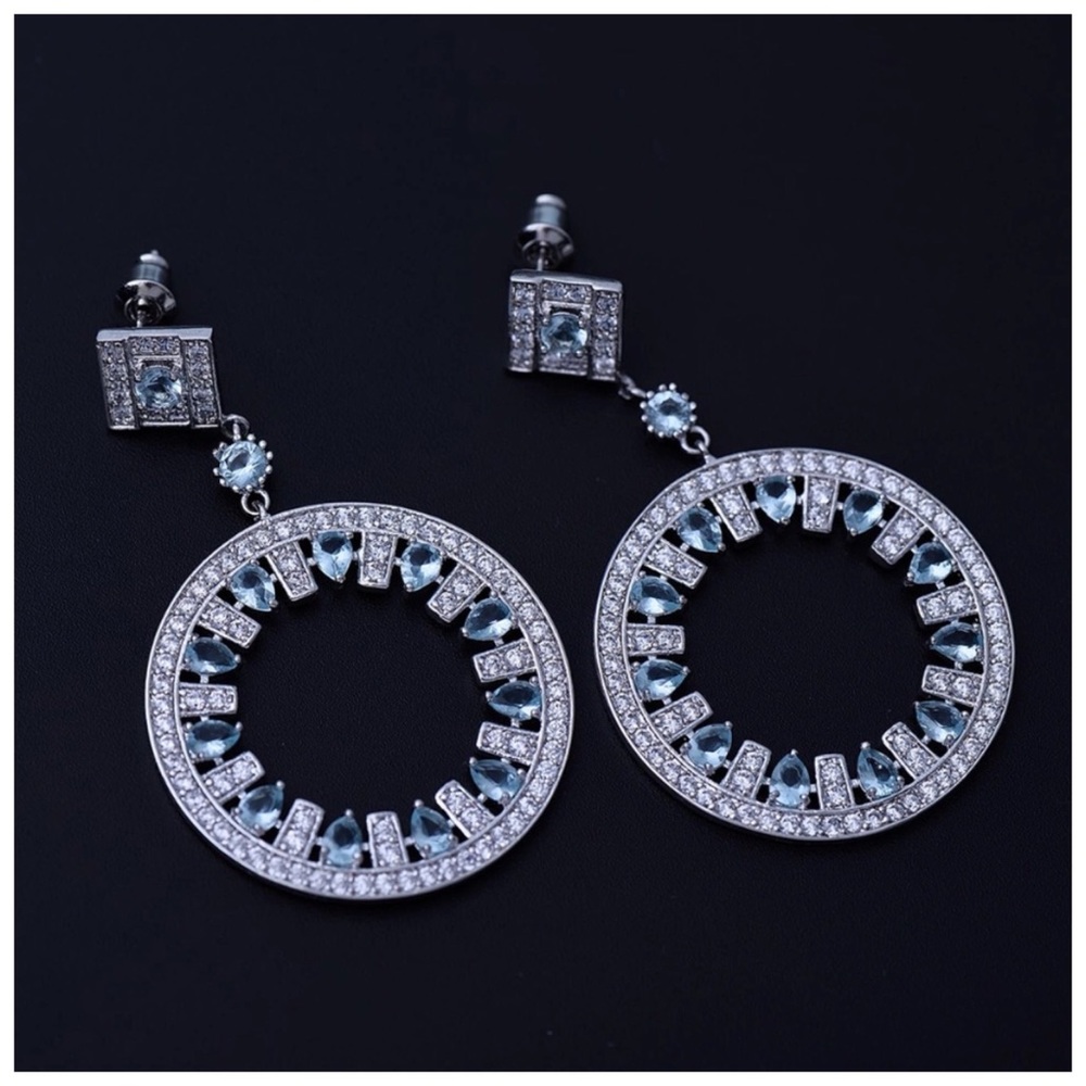 Swarovski Crystals The Orva Statement Earrings - Picture 3 of 7